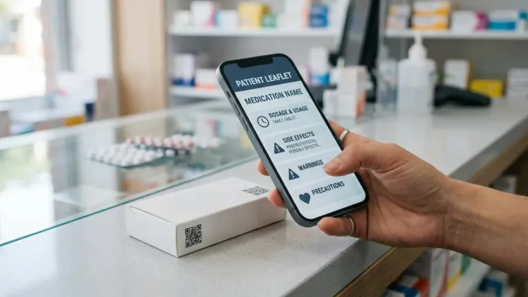 QR codes on medicine packaging: a guide to digital leaflets